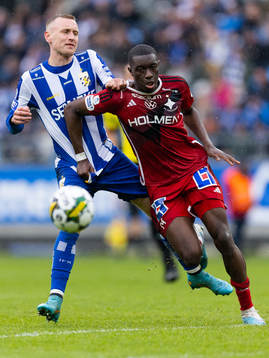 IFK Göteborgs Sebastian Ohlsson och IFK Norrköpings Yahya