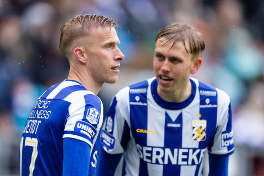 IFK Göteborgs Oscar Wendt och Elias Hagen