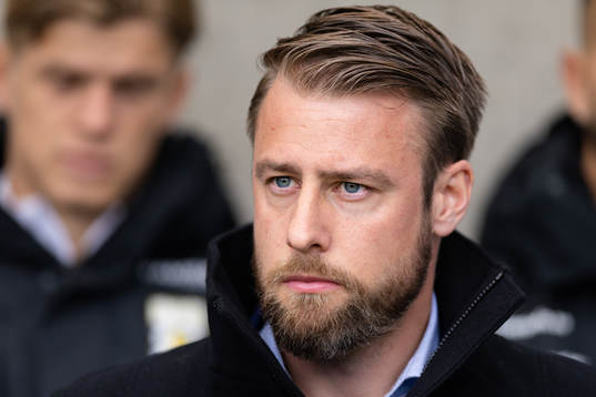 IFK Göteborgs tränare William Lundin innan