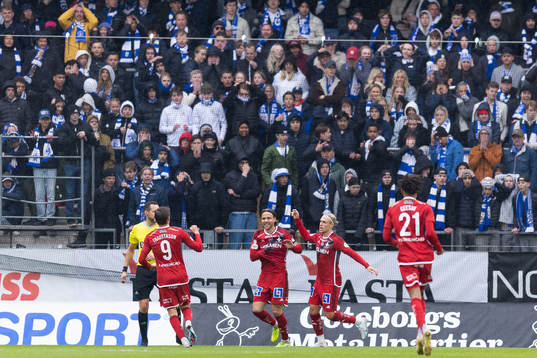 IFK Norrköpings Christoffer Nyman jublar