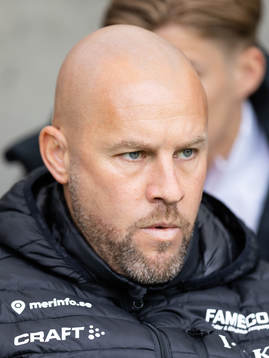 IFK Göteborgs målvaktstränare Lee Baxter innan