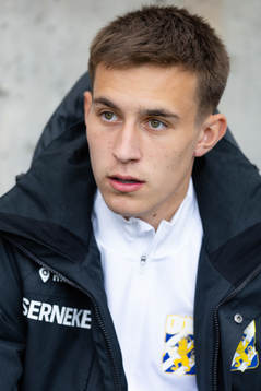 IFK Göteborgs Anton Kurochkin på bänken innan