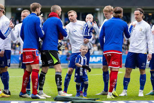 IFK Göteborgs Sebastian Eriksson innan fotbollsmatchen i