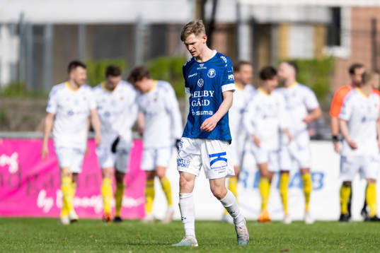 Trelleborgs Fritiof Björken deppar