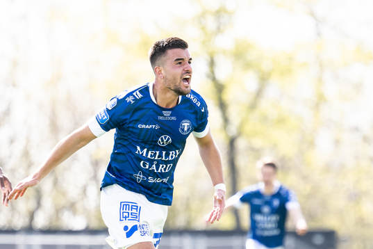 Trelleborgs Haris Brkic jublar