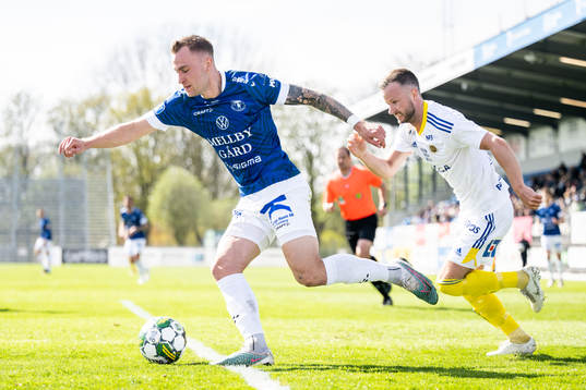 Trelleborgs Filip Bohman och GIF Sundsvalls Robert