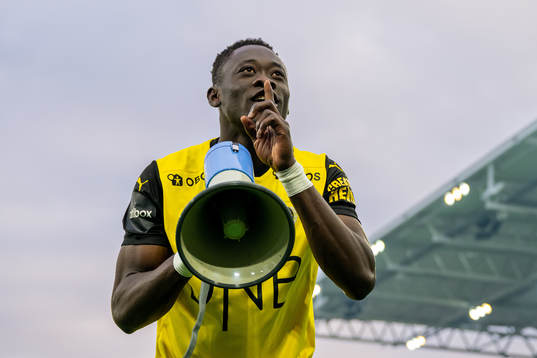 Akor Adams of Lillestrøm celebrates