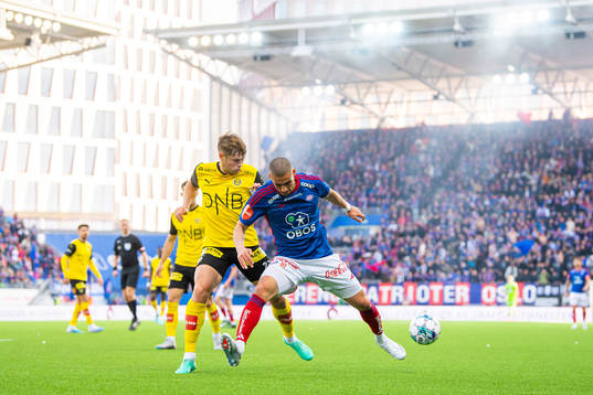 Lars Mogstad Ranger of Lillestrøm and Mohamed Ofkir of
