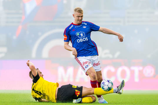 Espen Garnås of Lillestrøm and Henrik Bjørdal of