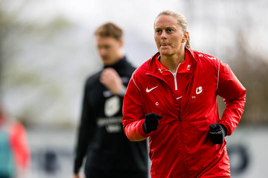 Maria Dybwad Brochmann of Brann warms up