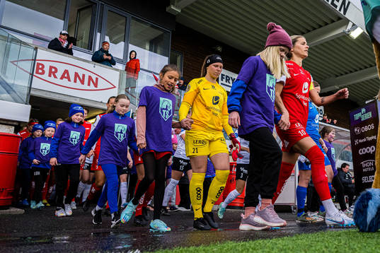 Sandra Stavenes and Andrine Stolsmo Hegerberg of Brann