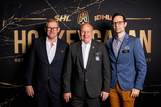 Patrik Sylvegård, VD och sportchef, Mats Larsson,