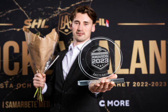 Årets back David Bernhardt, MoDo Hockey