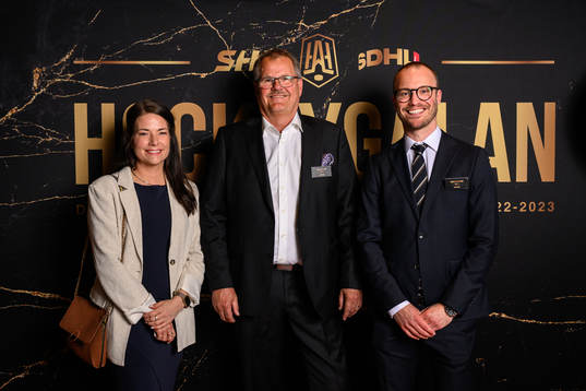 Jennie Hjorth, Lars Backlund och Oscar Johansson, Timrå