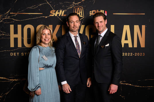 Johanna Helgesson, Jesper Björck, SIF och Anders Blomberg,