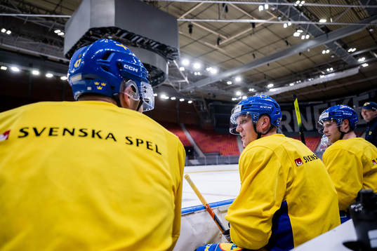 Jakob Silfverberg of Sweden at a practice session