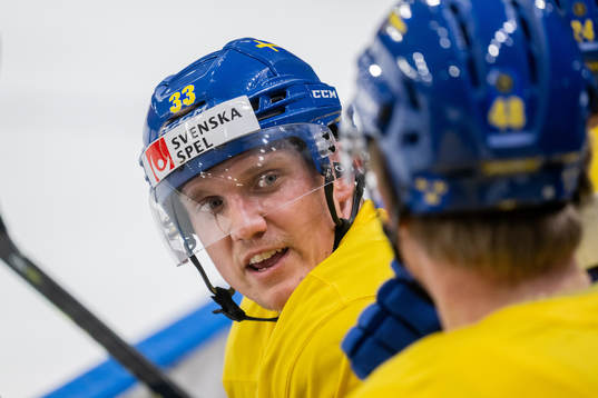 Jakob Silfverberg of Sweden at a practice session