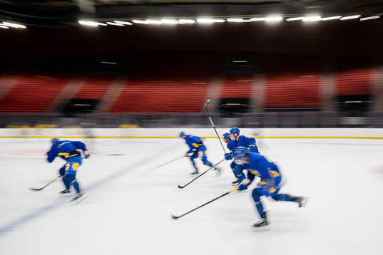 Dennis Rasmussen of Sweden at a practice session