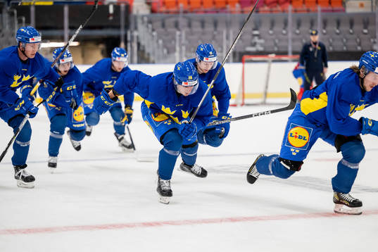 André Petersson of Sweden at a practice session