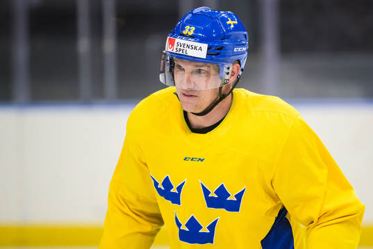 Jakob Silfverberg of Sweden at a practice session