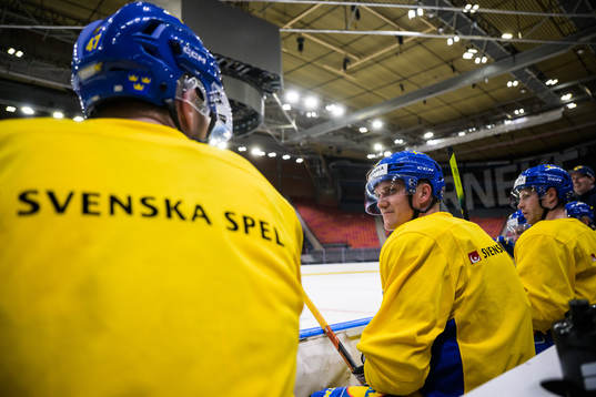 Jakob Silfverberg of Sweden at a practice session