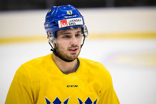 Hardy Häman Aktell of Sweden at a practice session
