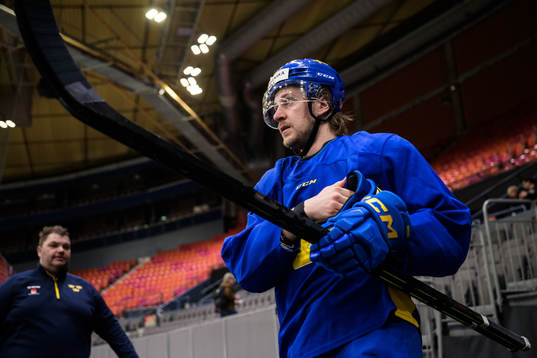 Jonathan Pudas of Sweden at a practice session