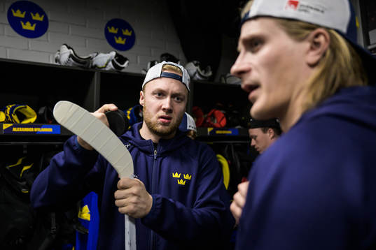 Alexander Nylander and Marcus Sörensen of Sweden