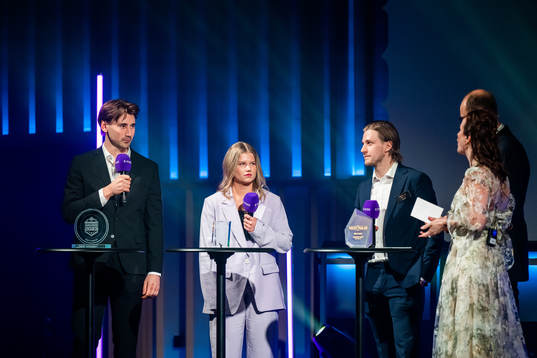 Årets backar David Bernhardt, MoDo Hockey, Maja Nylén