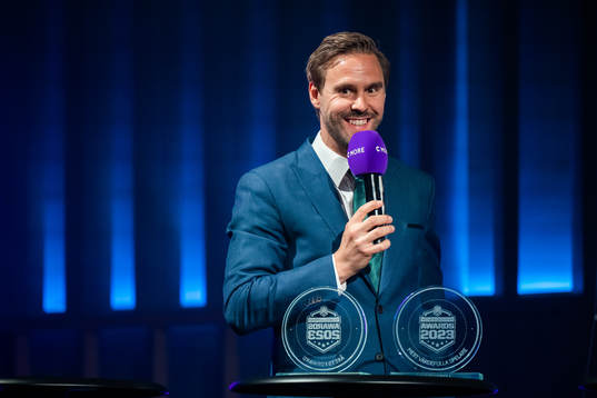 Hockeyallsvenskans MVP och Årets forward Linus Videll,