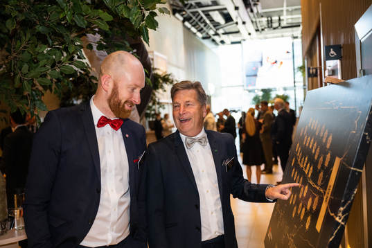 Johan Widebro, VD Modo, och Håkan Eriksson, ordförande