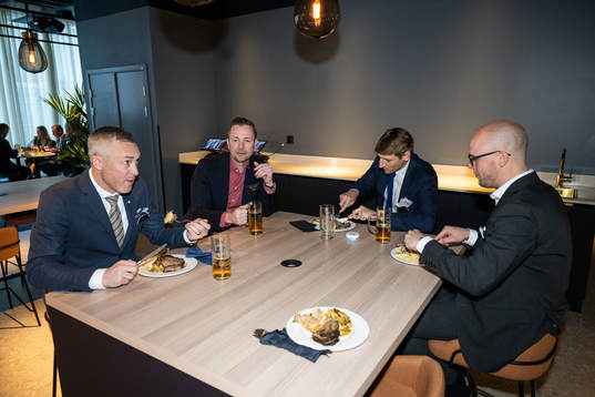 Johan Markusson, VD Växjö, Henrik Evertsson, sportchef