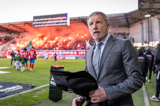 Helsingborgs tränare Stuart Baxter