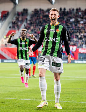 GAISs Julius Lindberg jublar