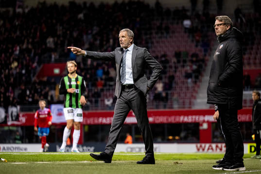 Helsingborgs tränare Stuart Baxter och assisterande