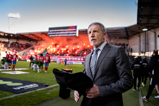 Helsingborgs tränare Stuart Baxter