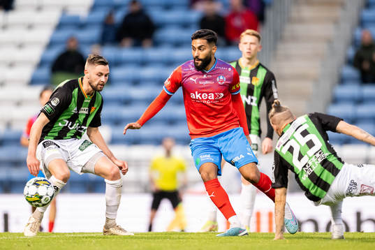 GAISs Axel Norén och Helsingborgs Amin Al-Hamawi