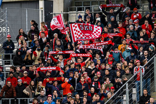 Spectators in the stands