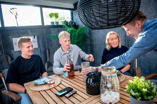 Casper Widell, Melker Widell Linda Widell och Mikael Widell