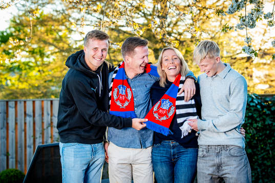 Casper Widell, Mikael Widell, Linda Widell och Melker Widell