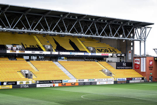 Borås Arena med läktare interiört