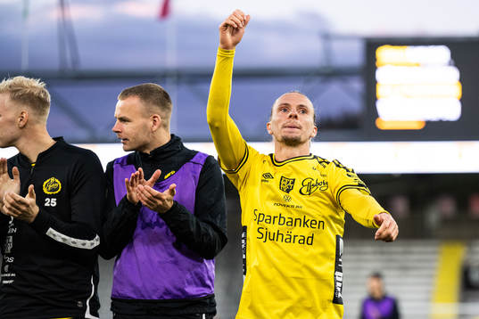Elfsborgs Niklas Hult jublar