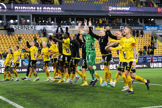 Elfsborgs spelare jublar