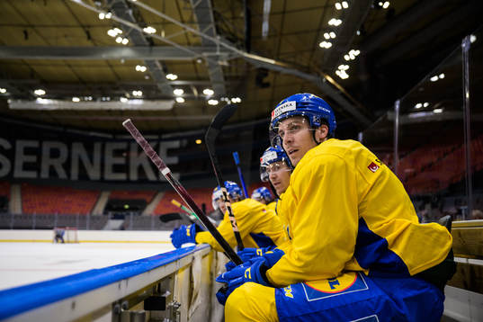 Henrik Tömmernes of Sweden at a practice session