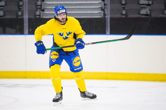 Dennis Everberg of Sweden at a practice session