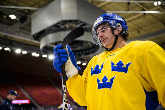 André Petersson of Sweden at a practice session