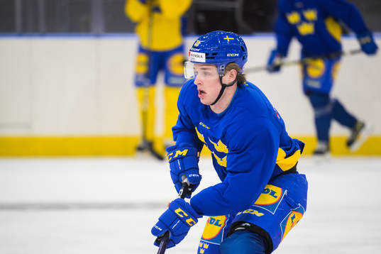 Jonatan Berggren of Sweden at a practice session
