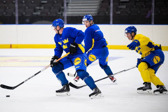 Jakob Silfverberg, Jonatan Berggren and Dennis Rasmussen of