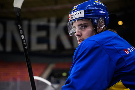 Leo Carlsson of Sweden at a practice session
