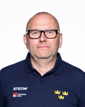 Equipment manager Anders Kellerstam of Sweden poses for a
